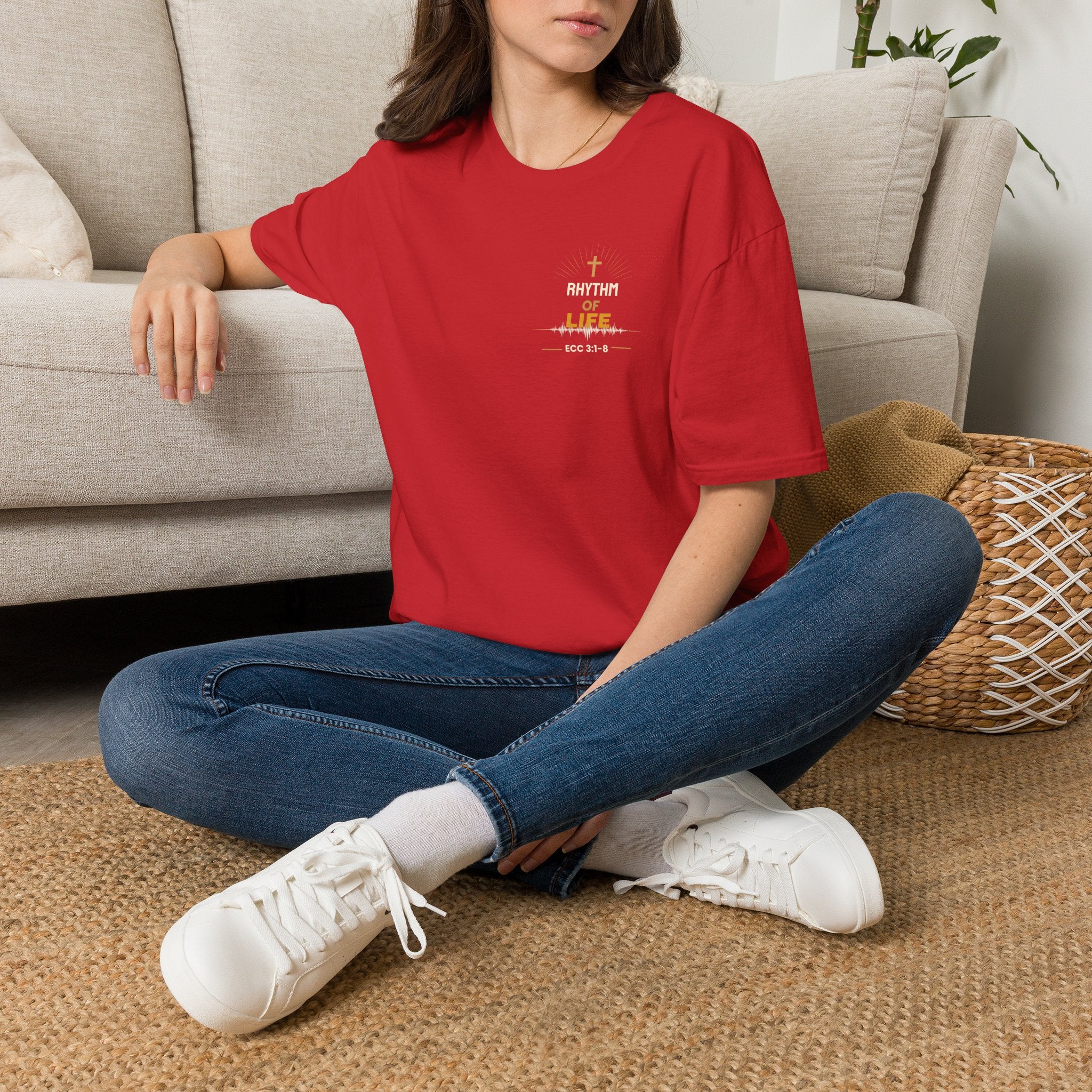 Rhythm of Life Christian T‑Shirt — ECC 3:1–8 Inspirational Faith Tee