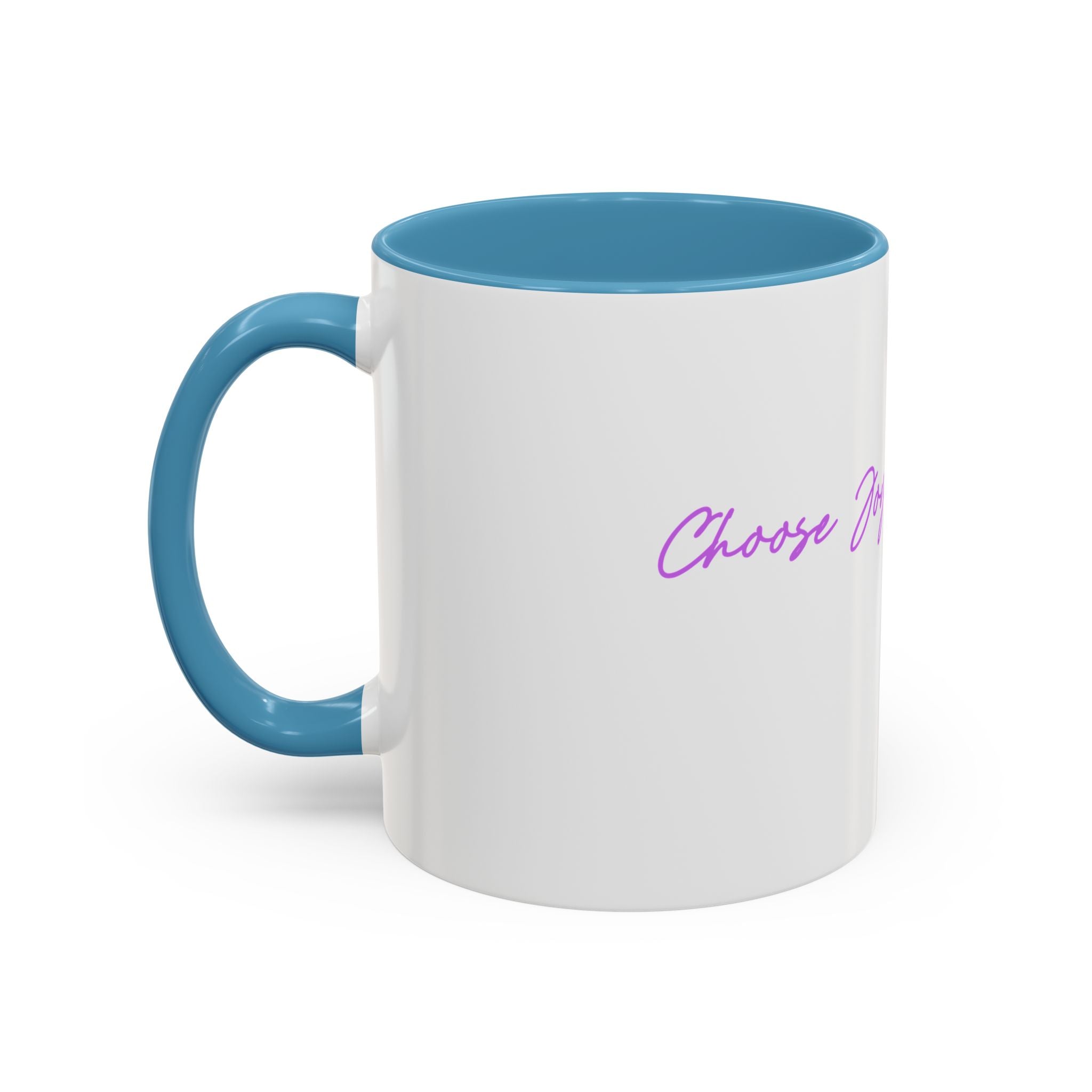 Inspirational Coffee Mug — "Choose Joy" Accent Ceramic Cup