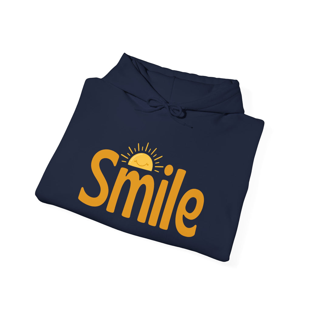 Smile Hoodie — Sunny Retro Graphic Pullover