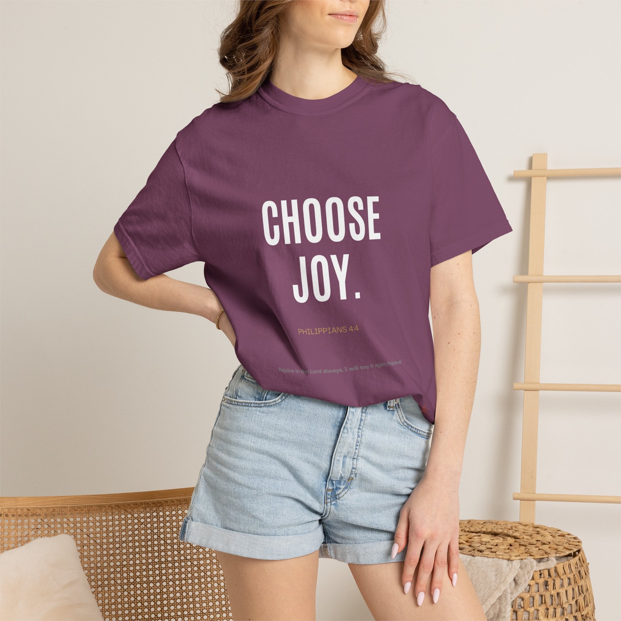 Choose Joy T-Shirt — Inspirational Graphic Tee