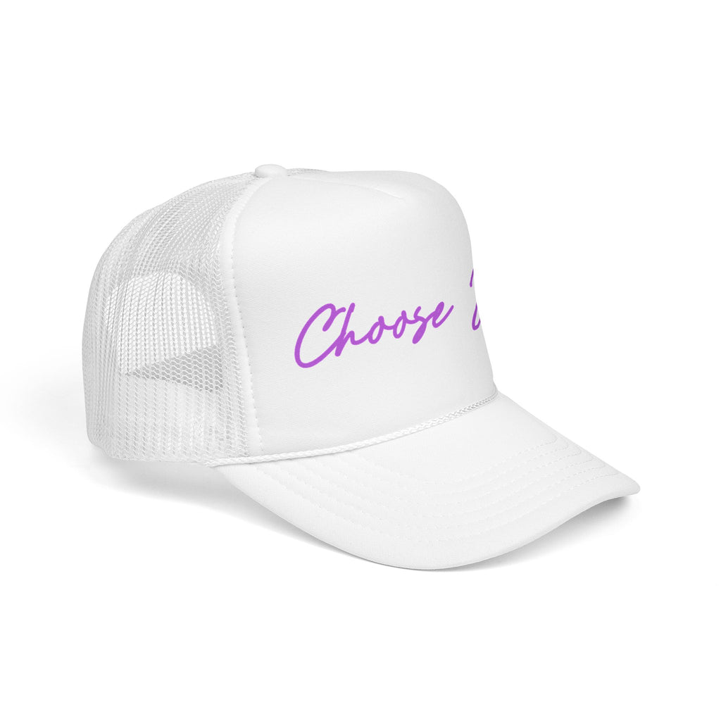 Choose Joy Trucker Hat — Inspirational Foam Mesh Cap