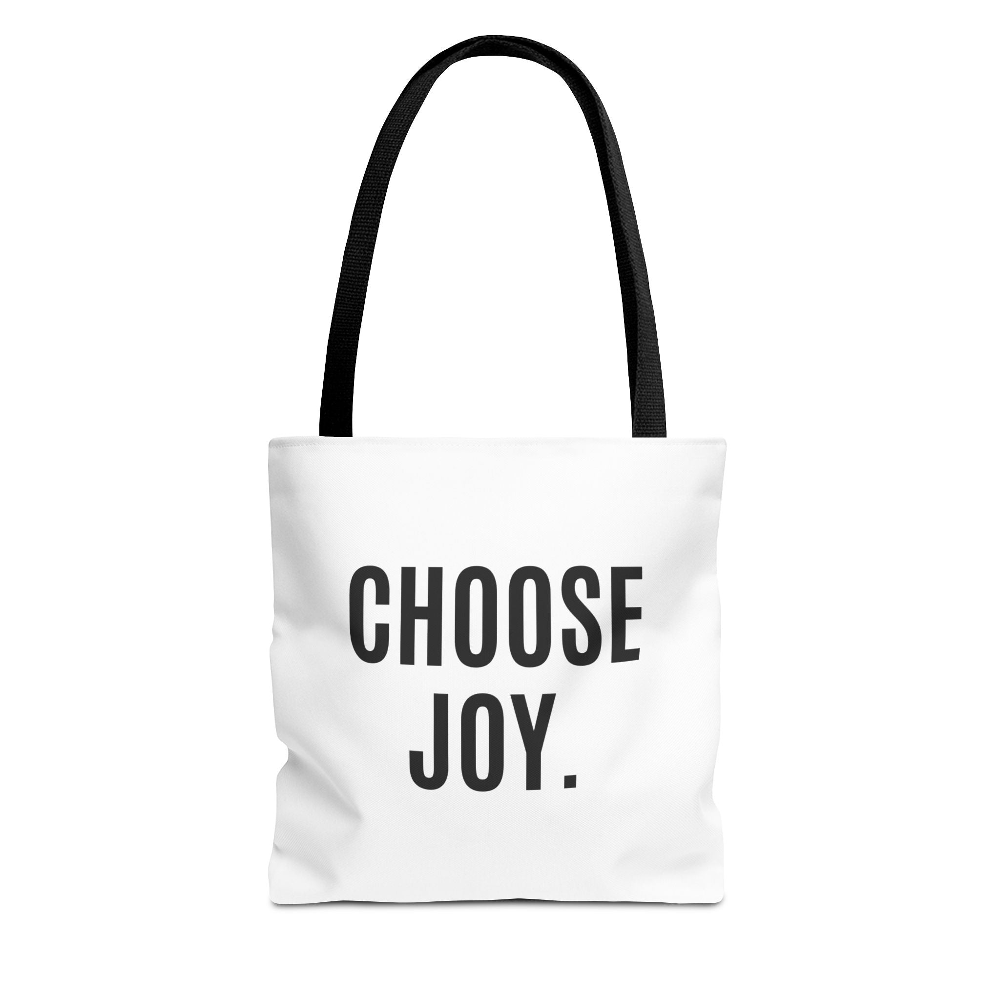 Choose Joy Tote Bag — Inspirational Scripture Philippians 4:4 Canvas Tote