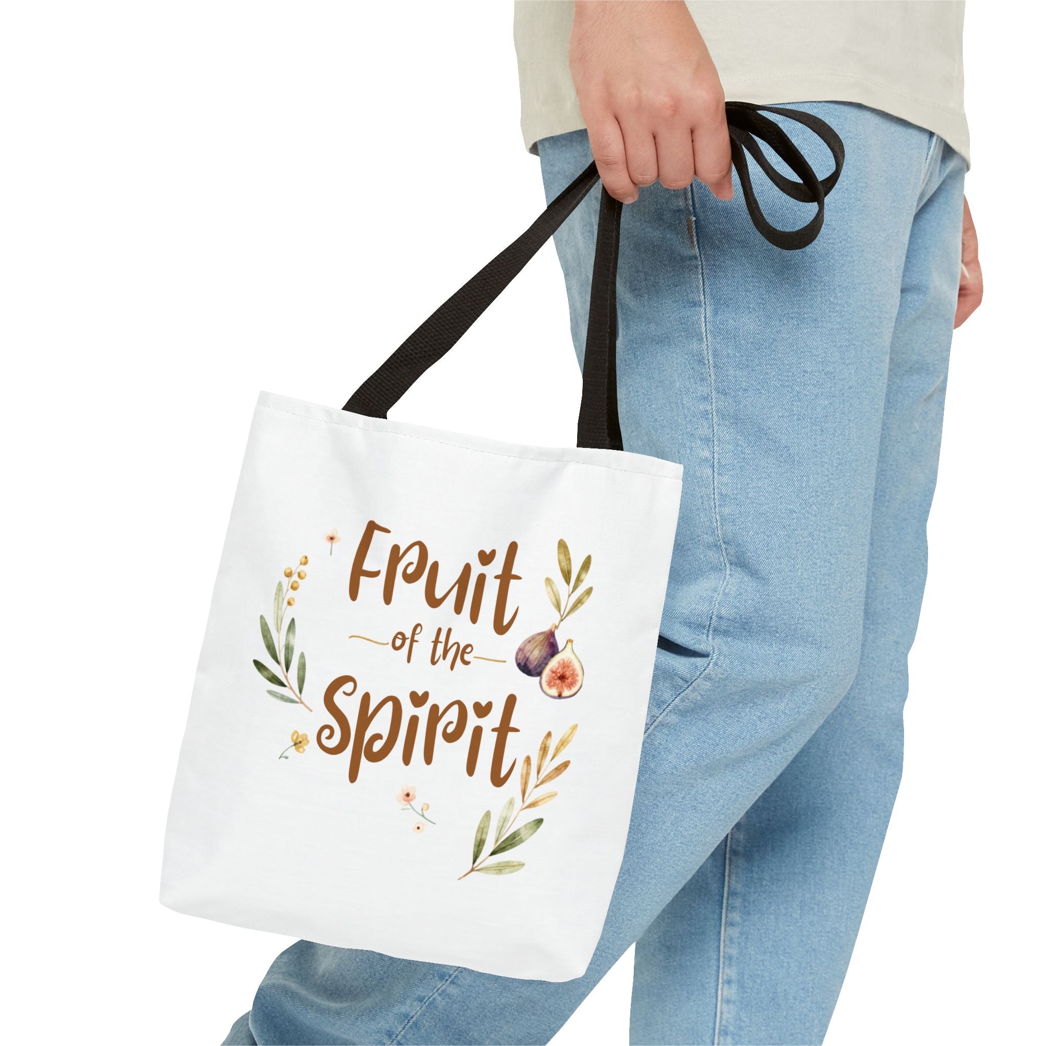 Fruit of the Spirit Tote Bag — Christian Scripture Canvas Grocery & Bible Study Tote