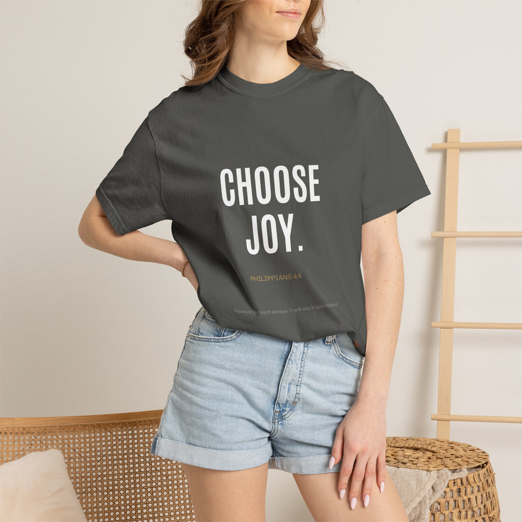 Choose Joy T-Shirt — Inspirational Graphic Tee