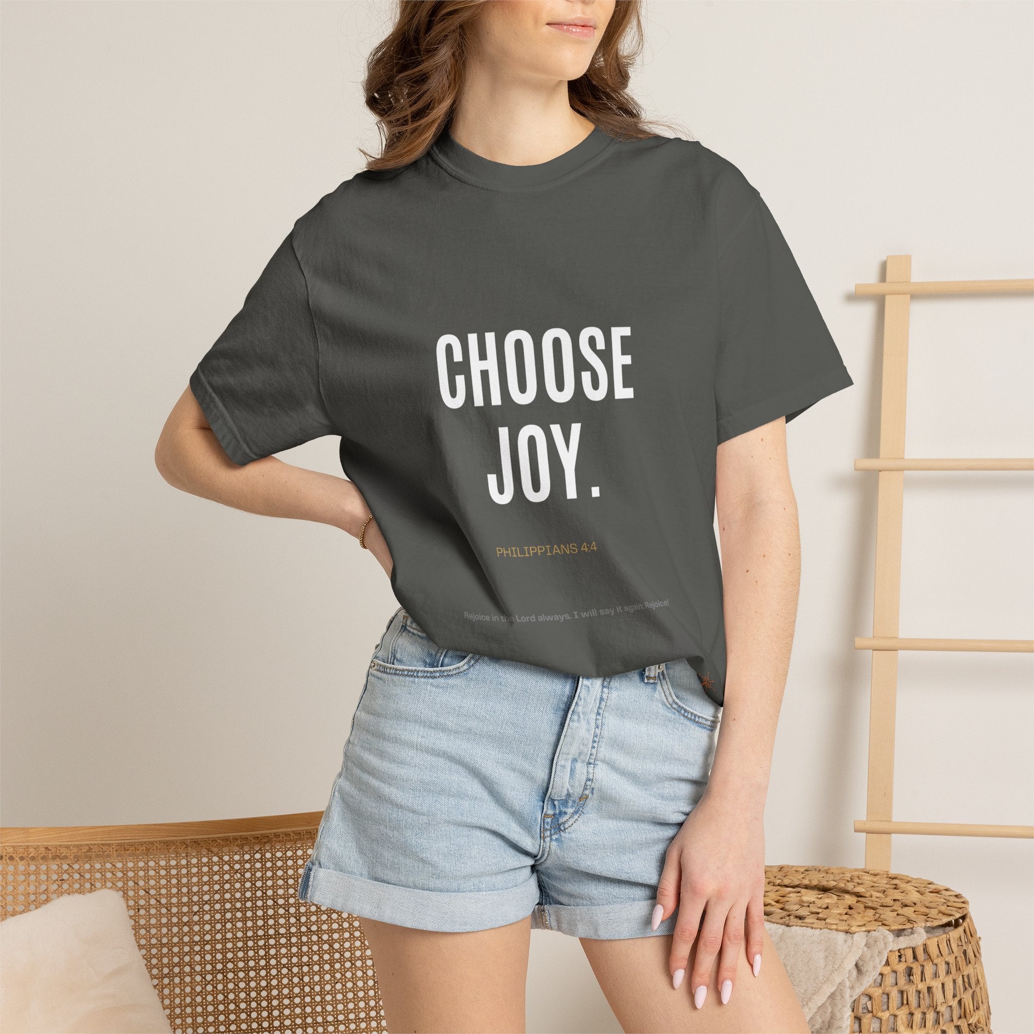 Choose Joy T-Shirt — Inspirational Graphic Tee