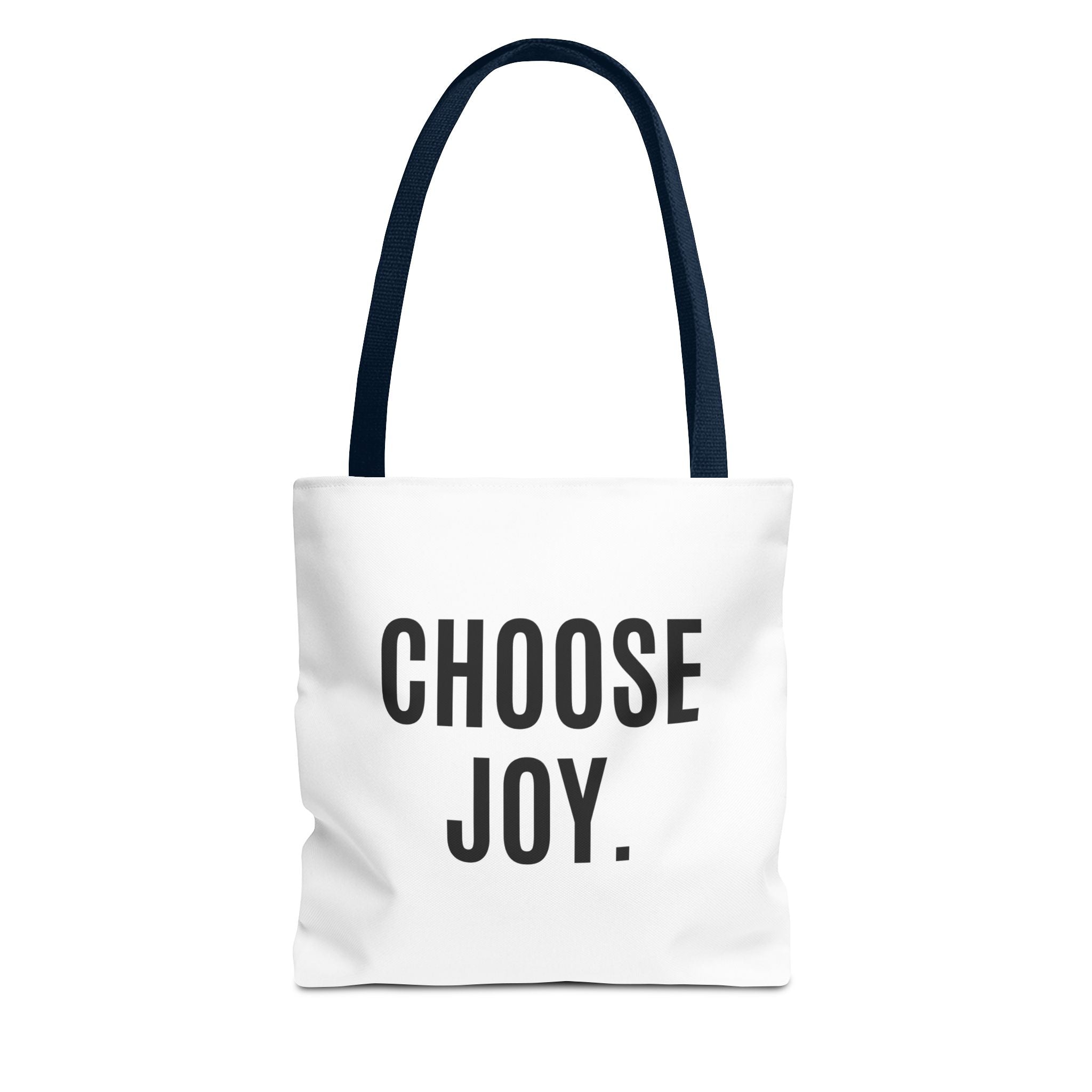 Choose Joy Tote Bag — Inspirational Scripture Philippians 4:4 Canvas Tote