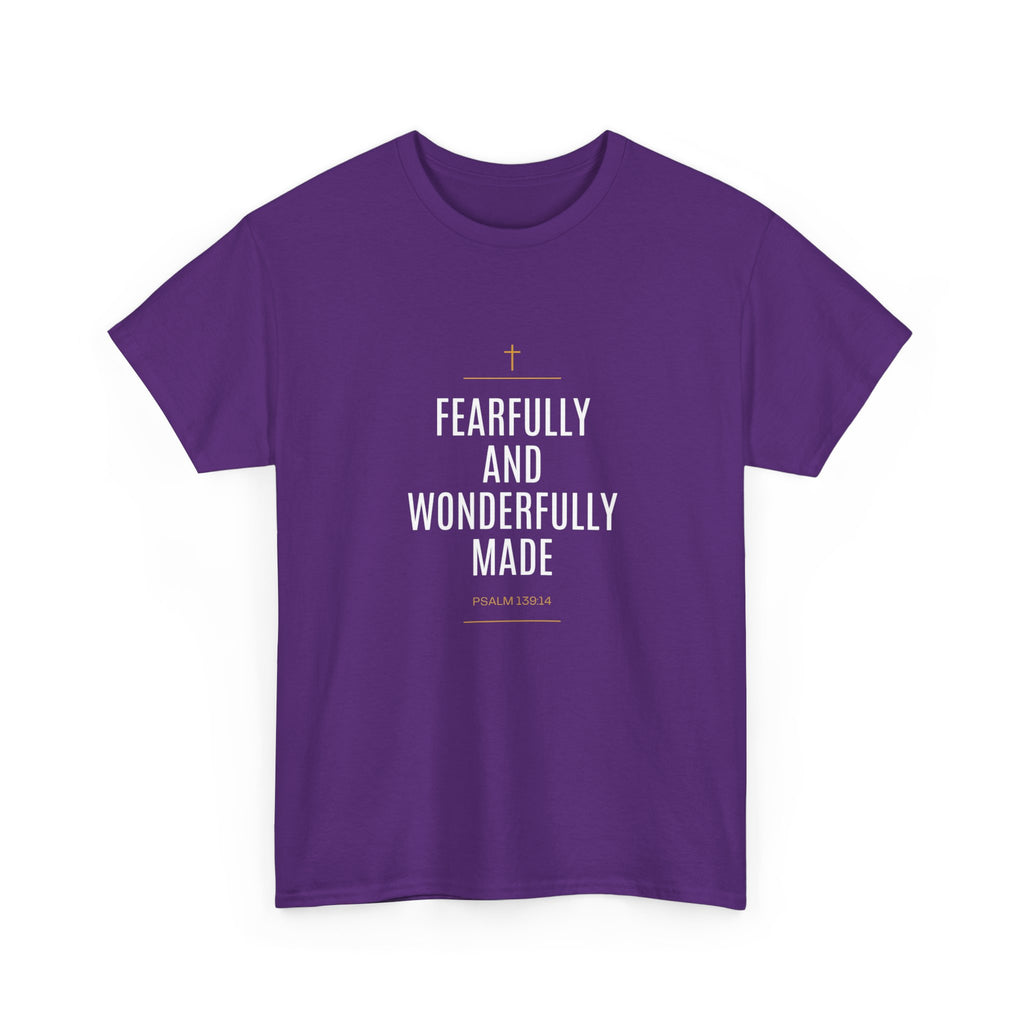 Fearfully and Wonderfully Made Tee — Christian Inspirational T-Shirt
