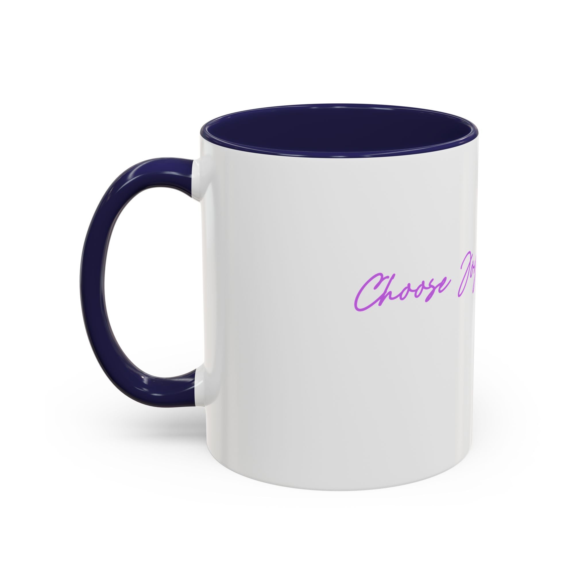 Inspirational Coffee Mug — "Choose Joy" Accent Ceramic Cup