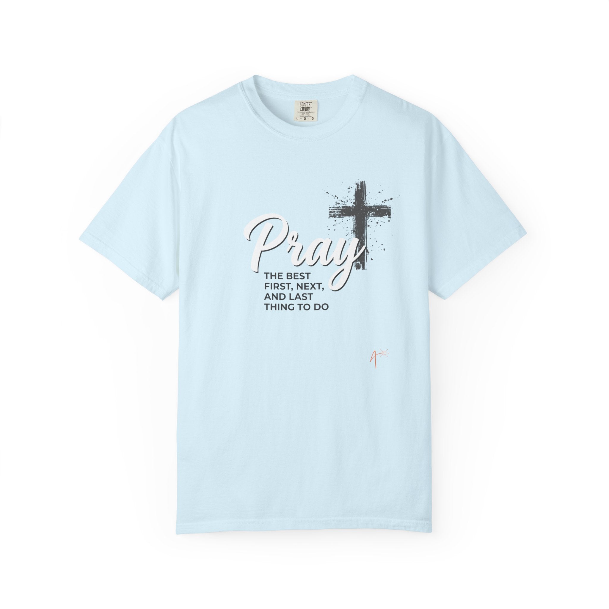 Pray Cross T-Shirt — 'Pray' Faith Graphic Tee