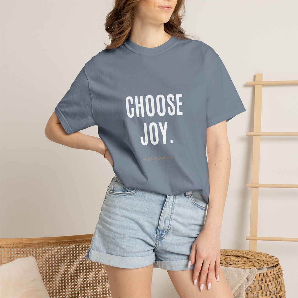 Choose Joy T-Shirt — Inspirational Graphic Tee