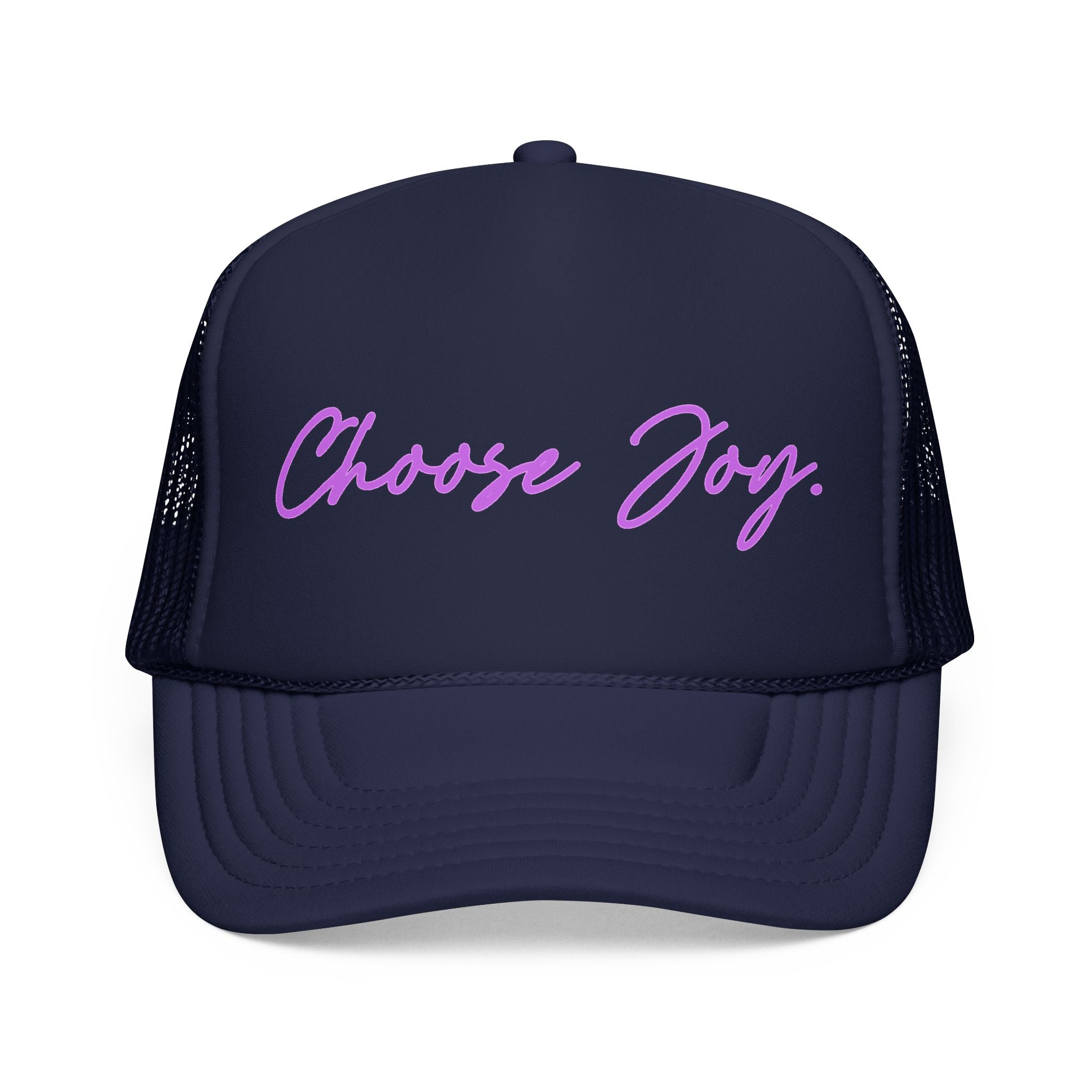Choose Joy Trucker Hat — Inspirational Foam Mesh Cap