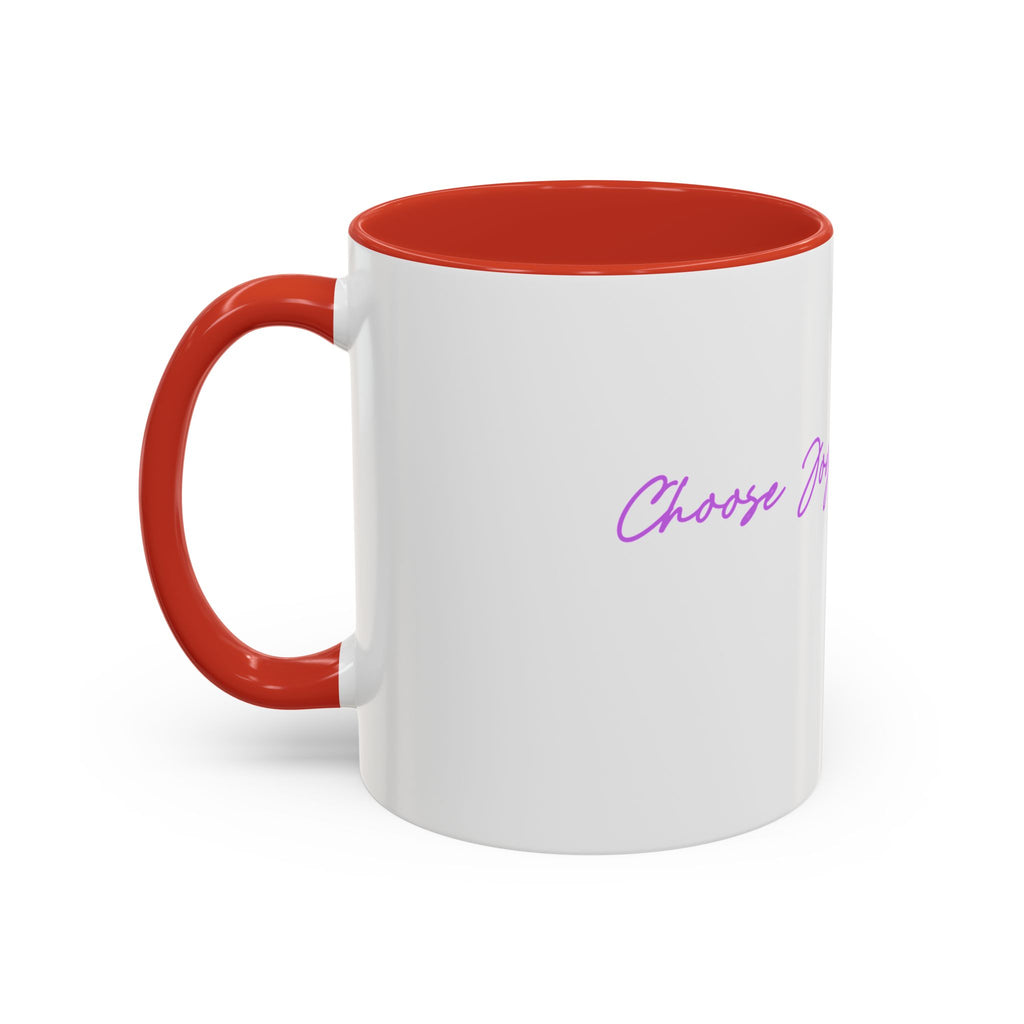 Inspirational Coffee Mug — "Choose Joy" Accent Ceramic Cup