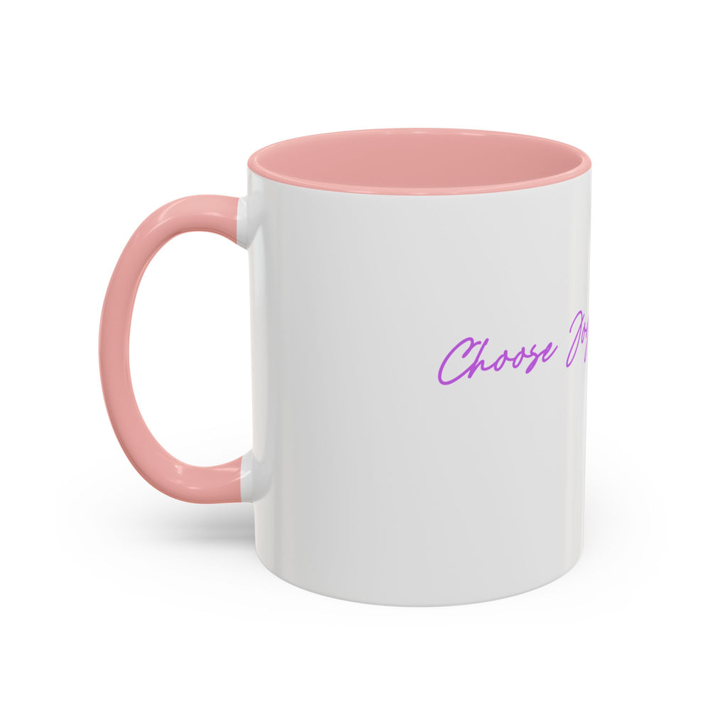 Inspirational Coffee Mug — "Choose Joy" Accent Ceramic Cup